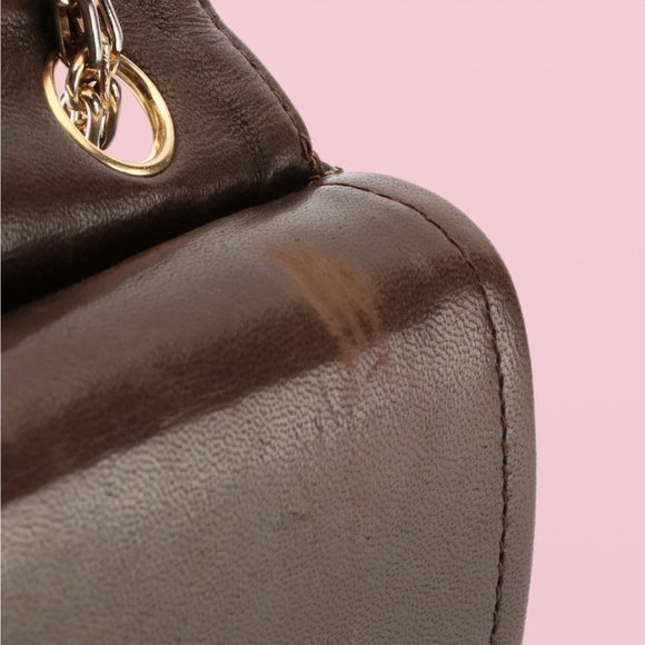 RARE - Chanel Vintage Small 24k Gold Reissue Chain Double Flap Bag - Picture 9 of 9